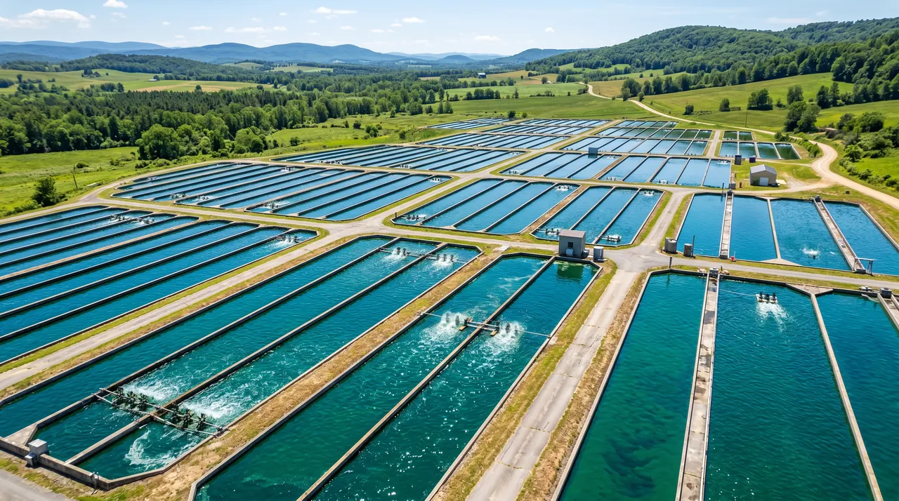Culture de spiruline, micro-algue cultivée en bassin