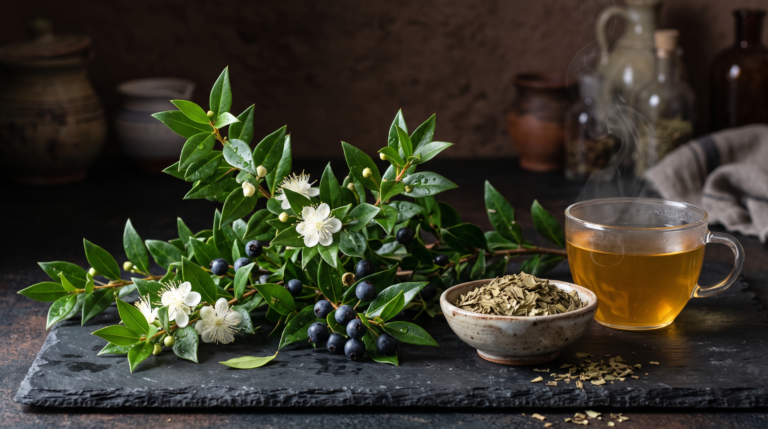 myrte (rihan) : branches, baies et infusion